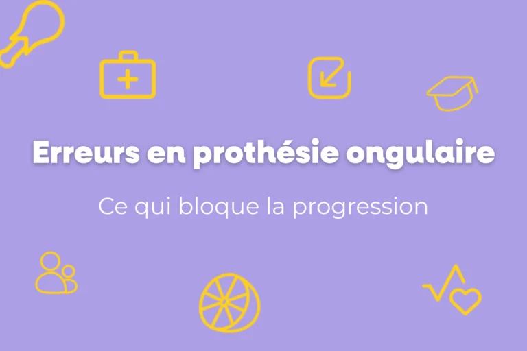 Erreurs en prothesie ongulaire
