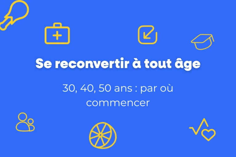 Se reconvertir a tout age