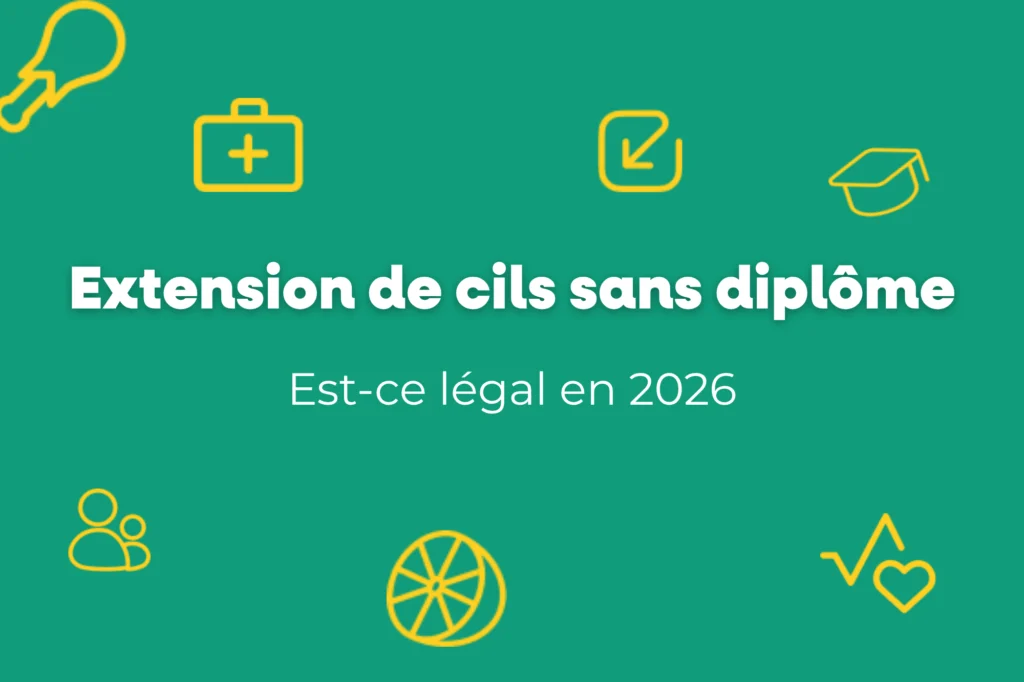 Extension de cils sans diplôme