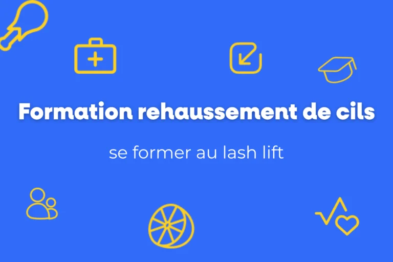 Illustration Formation rehaussement de cils
