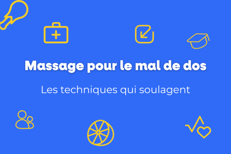 Massage pour le mal de dos