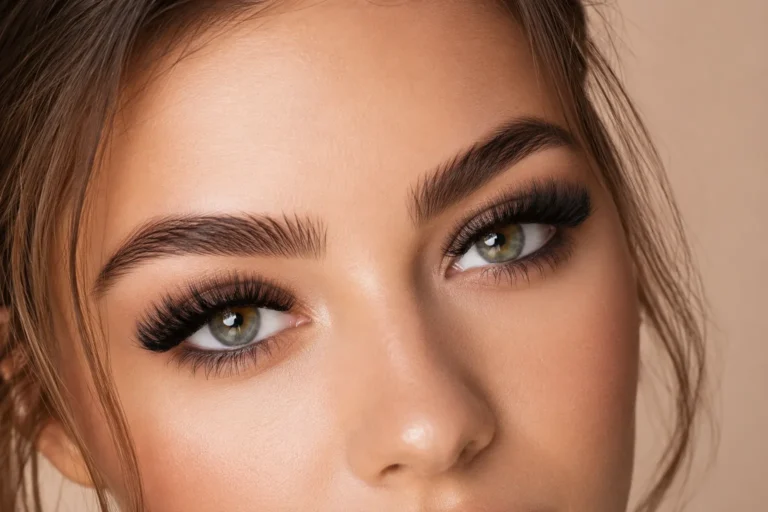 volume russe cils technique regard dense