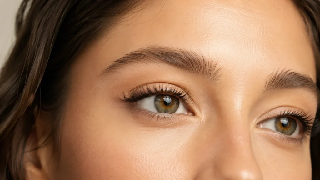 Reconversion extension de cils : première pose sur cliente