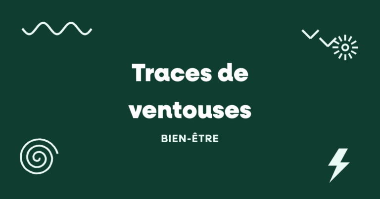Traces de ventouses : combien de temps durent-elles ?